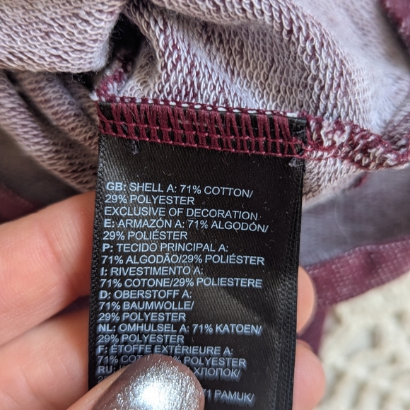 THE NORTH FACE | Oversize  Thermal Knit Pullover Plum Size S - Picture 12 of 13